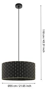 Eglo 99525 - Luster na lanku MARASALES 1xE27/40W/230V pr. 55 cm