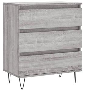 Komoda sivý dub sonoma 60x35x70 cm spracované drevo