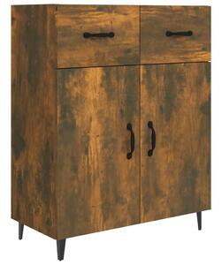 Komoda dymový dub 69,5x34x90 cm kompozitné drevo
