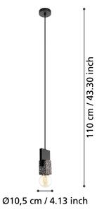 Eglo 99531 - Závesný luster na lankách LOBATIA 1xE27/40W/230V