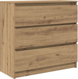Komoda dub artisan 80x35x76 cm spracované drevo