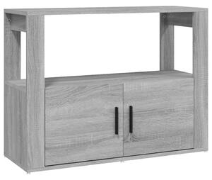 Komoda sivý dub sonoma 80x30x60 cm spracované drevo