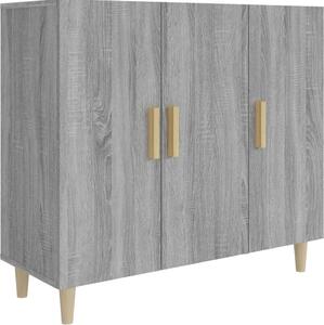 Komoda sivý dub sonoma 90x34x80 cm kompozitné drevo