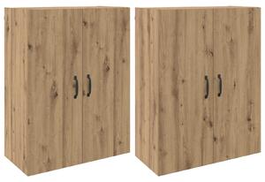 Nástenná skrinka Nástenný 2 pcs Remeselný dub 69,5 x 34 x 90 cm