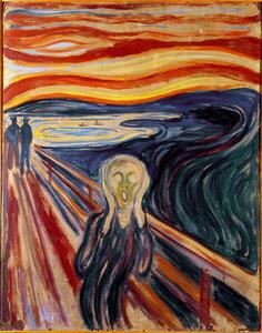 Munch, Edvard - Umelecká tlač The Scream, 1893, (30 x 40 cm)