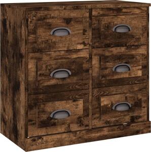 Komoda dymový dub 70x35,5x67,5 cm spracované drevo