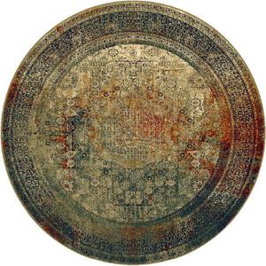 Koberec OMEGA Mamluk smaragdový kruh