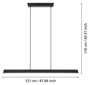 Eglo 99603 - LED RGBW Stmievateľný luster na lanku SIMOLARIS-Z LED/35W/230V