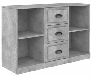 Komoda betónovo sivá 104,5x35,5x67,5 cm kompozitné drevo