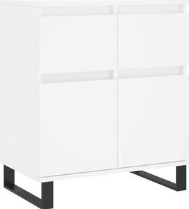Komoda biela 60x35x70 cm spracované drevo