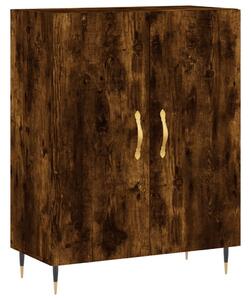 Komoda dymový dub 69,5x34x90 cm kompozitné drevo