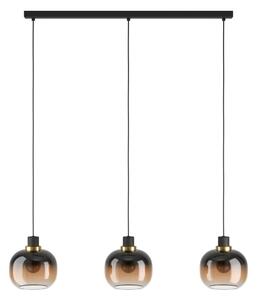 Eglo 99615 - Luster na lanku OILELLA 3xE27/40W/230V hnedá