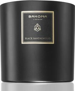 Bahoma London Obsidian Black Collection Black Sandalwood vonná sviečka 620 g
