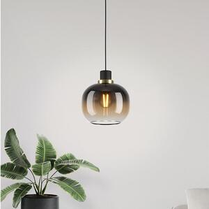 Eglo 99614 - Luster na lanku OILELLA 1xE27/40W/230V hnedá