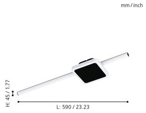 Eglo 99609 - LED Stropné svietidlo SARGINTO LED/6,3W/230V + LED/5,4W