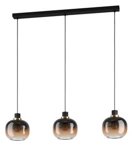 Eglo 99615 - Luster na lanku OILELLA 3xE27/40W/230V hnedá