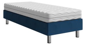 Čalúnená jednolôžková posteľ 80x200 NECHLIN 2 - modrá