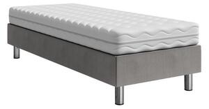 Čalúnená jednolôžková posteľ 90x200 NECHLIN 2 - šedá