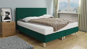 Kontinentálna manželská posteľ 160x200 NECHLIN 1 - zelená