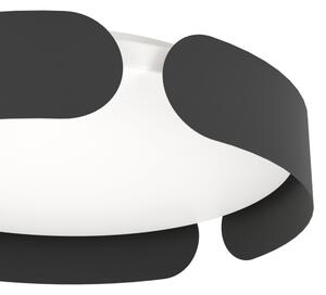 Eglo 99621 - LED stropné svietidlo VALCASOTTO LED/20W/230V pr. 37 cm čierne