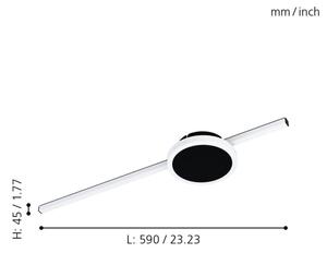 Eglo 99608 - LED Stropné svietidlo SARGINTO 1xLED/6,3W/230V + 1xLED/5,4W