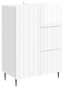Servírovacia skriňa Biela s vysokým leskom 66 x 34,5 x 91,5 cm
