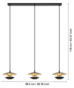 Eglo 99663 - LED Luster na lanku NUVANO 3xGU10/4,5W/230V