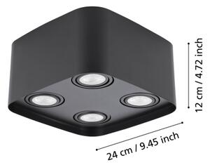 Eglo 99675 - LED RGBW Stmievateľné bodové svietidlo CAMINALES-Z 4xGU10/5W/230V