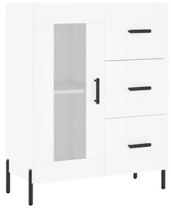 Komoda biela 69,5x34x90 cm kompozitné drevo