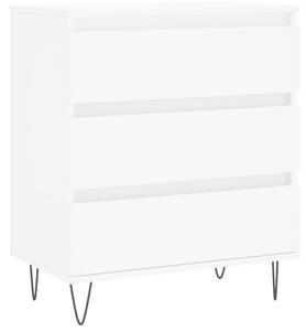 Komoda biela 60x35x70 cm spracované drevo