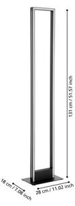 Eglo 99683 - LED Stmievateľná stojacia lampa SALVILANAS-Z LED/33W/230V 2700-6500K