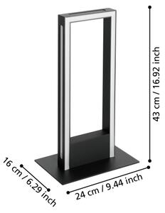 Eglo 99682 - LED Stmievateľná stolná lampa SALVILANAS-Z LED/16W/230V 2700-6500K