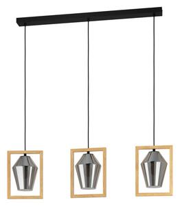 Eglo 99702 - Luster na lanku VIGLIONI 3xE27/40W/230V