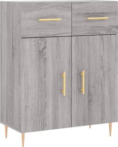 Komoda sivý dub sonoma 69,5x34x90 cm kompozitné drevo