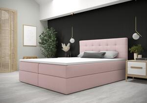 Moderná posteľ s úložným priestorom 160x200 STIG 5 - ružová