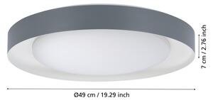 Eglo 99782 - LED Stmievateľné stropné svietidlo LAURITO LED/24W/230V 3000-6500K+DO