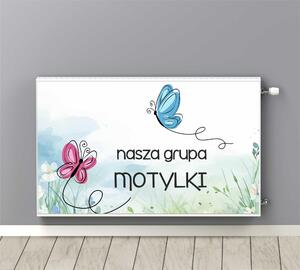 Dekoratívna magnetická podložka pod radiátor Detská podložka Motýle 60x100
