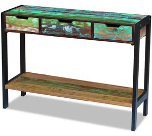 Komoda s 3 zásuvkami, recyklovaný masív