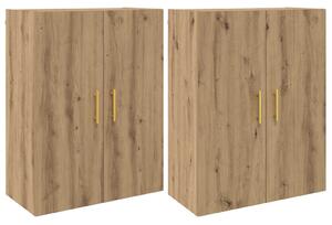 Nástenná skrinka Nástenný 2 pcs Remeselný dub 69,5 x 34 x 90 cm