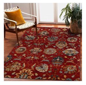 Vlnený kusový koberec Latica rubínový 200x300cm