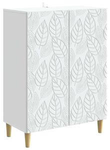 Servírovacia skriňa Biela 66 x 34,5 x 90 cm Kompozitné drevo
