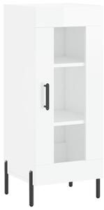 Komoda lesklá biela 34,5x34x90 cm spracované drevo