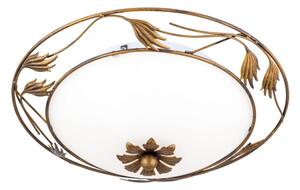 Orion DL 7-509/40 - Stropné svietidlo FLEUR 2xE27/60W/230V pr. 40 cm bronz