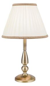Orion LA 4-1085/1 - Stolná lampa TONIA 1xE27/60W/230V pr. 30 cm biela/bronz