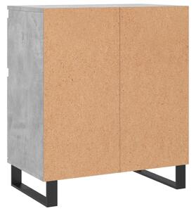Komoda betónovo sivá 60x35x70 cm spracované drevo