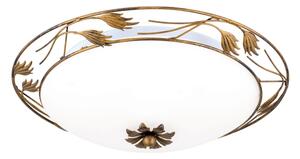 Orion DL 7-509/50 - Stropné svietidlo FLEUR 3xE27/60W/230V pr. 50 cm bronz