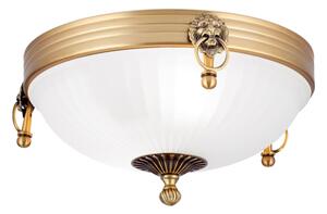 Orion DL 7-522/31 - Stropné svietidlo ROCCA 2xE27/60W/230V pr. 31 cm bronz/biela
