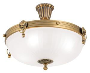 Orion DL 7-523/43 - Prisadený luster ROCCA 4xE27/60W/230V pr. 43 cm bronz/biela