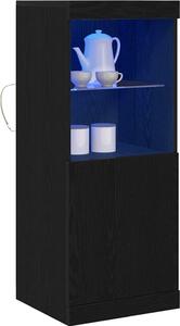 LED komoda Čierny dub 41 x 37 x 100 cm Kompozitné drevo