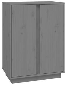 Komoda sivá 60x35x80 cm borovicový masív